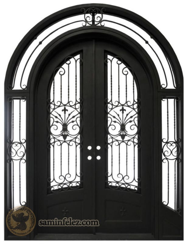 درب لابی آپارتمان پاریسین کد SL-009